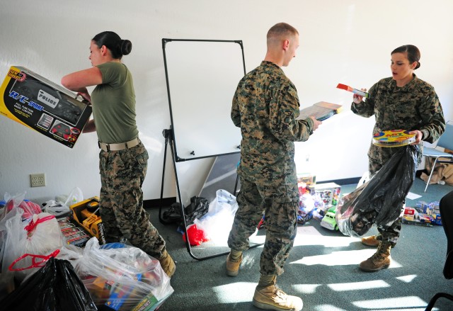 Monterey service members add toys, joy to Christmas