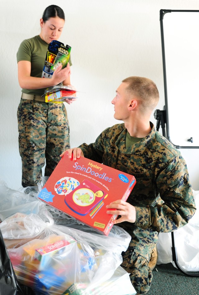 Monterey service members add toys, joy to Christmas