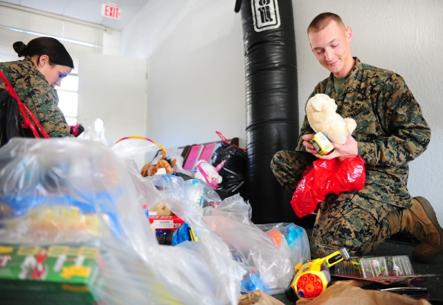 Monterey service members add toys, joy to Christmas