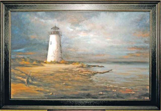 Sale of APG lighthouse painting benefits Wounded Warriors