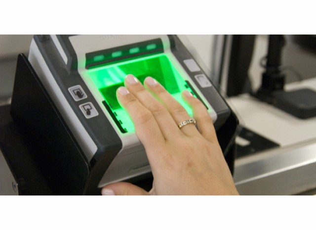 DHS fingerprint machine