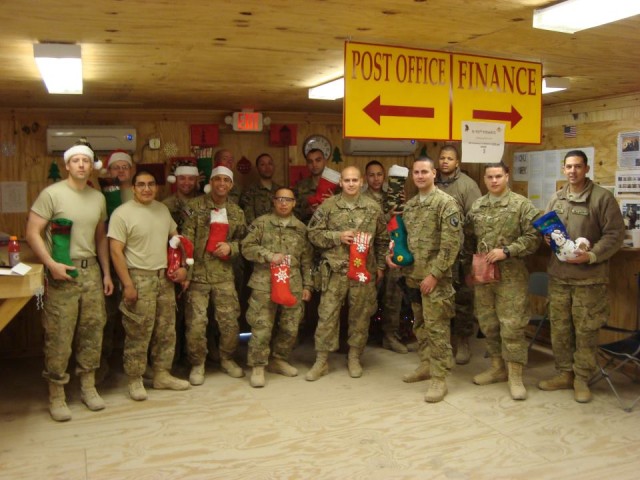 Troops celebrate holidays in Afghanistan