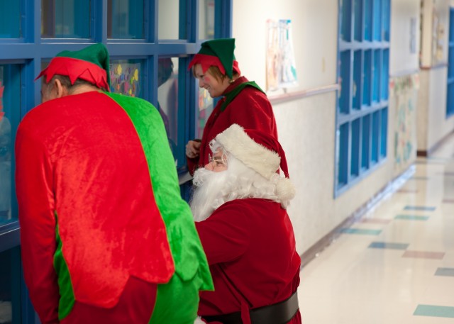 Santa makes surprise visit