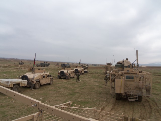 ANA 2/209th first operational route clearance company, northern Afghanistan