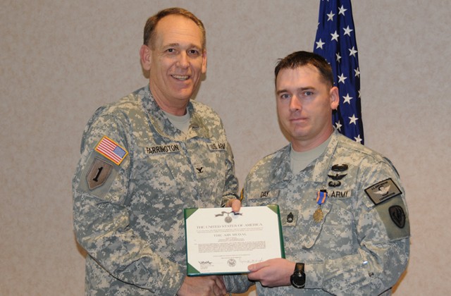 Aviation Instructor Receives Air Medal With Valor 