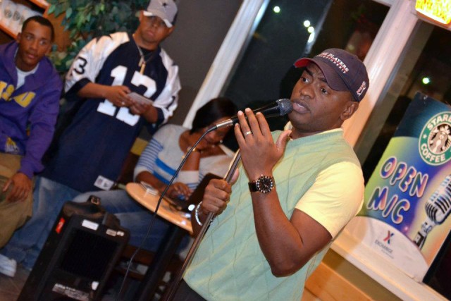 Third Army Soldier sings for betterment of troops