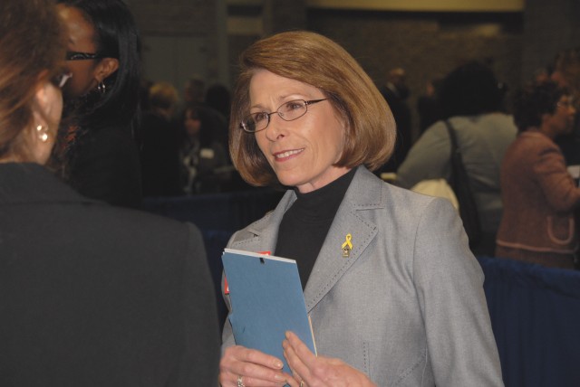 Mrs. Chandler at Career Forum