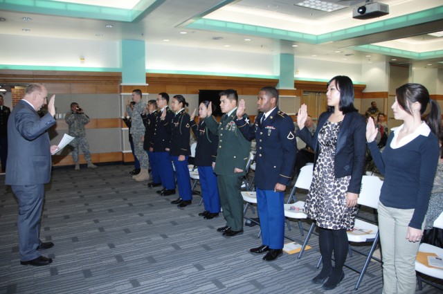 Camp Casey sees 11 become American citizens