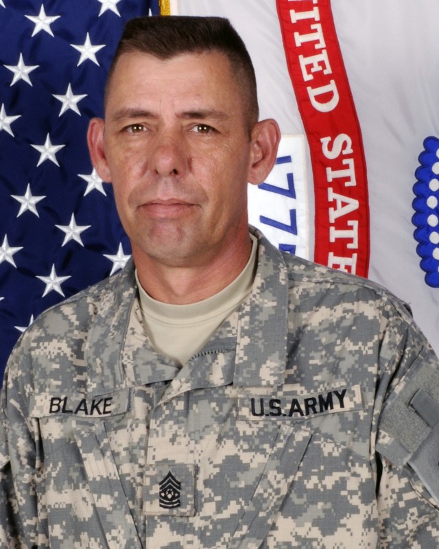 Command Sgt. Maj. Stephen D. Blake