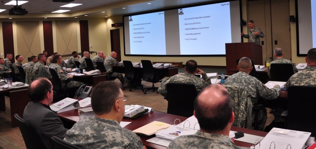 Gen. Rodriguez shares vision of future with senior FORSCOM leaders