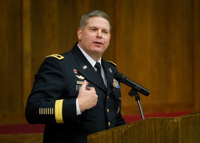 Army general's promotion reflects strength of family, character