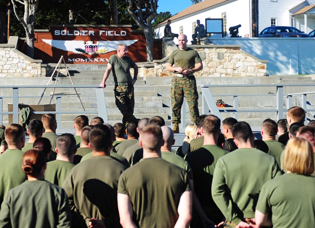 Marines get lessons in inequality during Field Meet
