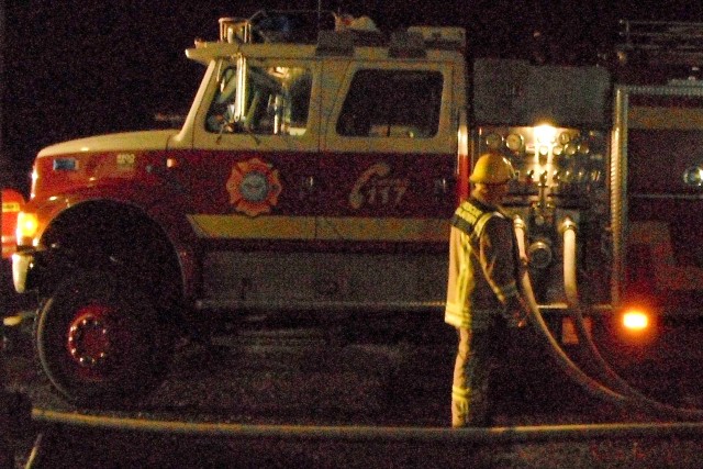 Garrison firefighters help douse blaze at German horse farm near Winnweiler