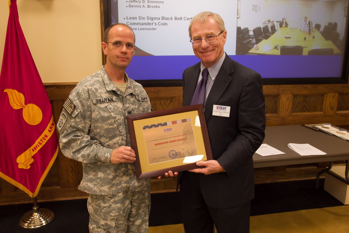 Anniston Army Depot Receives Department Of Defense Award Article