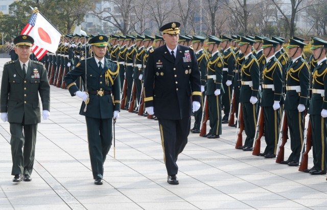 Army chief of staff discusses way forward during visit to Japan