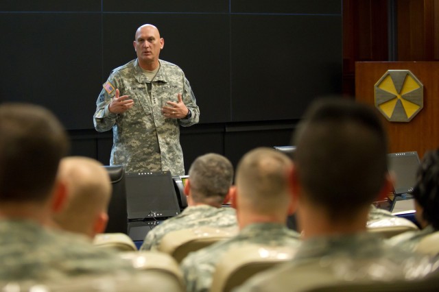 Army Chief of Staff Gen. Odierno speaks to Commanders