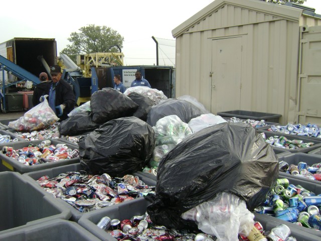 The Fort Hood Recycle Center is the largest recycle facility in the Army.