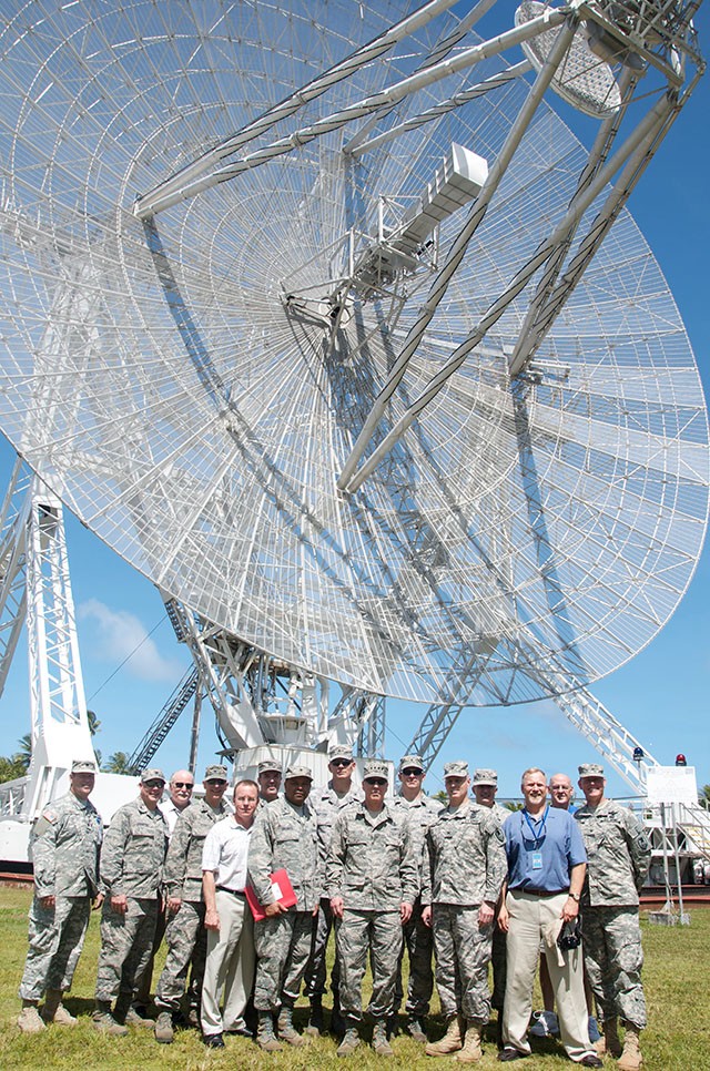 Air Force Space Command group tours radar sites