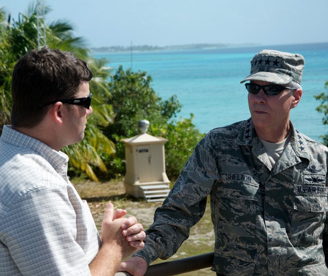 Air Force Space Command group tours radar sites