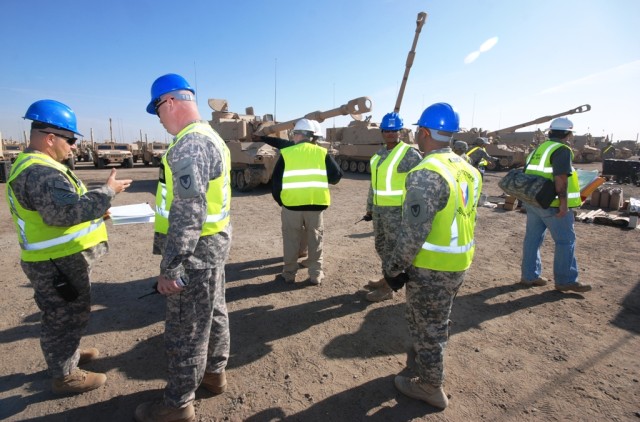 402nd AFSB issues equipment in Kuwait