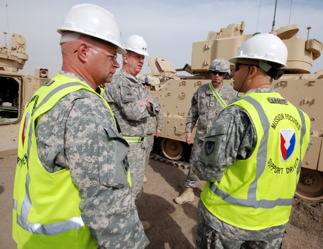 402nd AFSB issues equipment in Kuwait