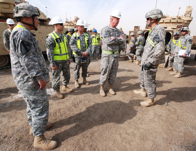 402nd AFSB issues equipment in Kuwait