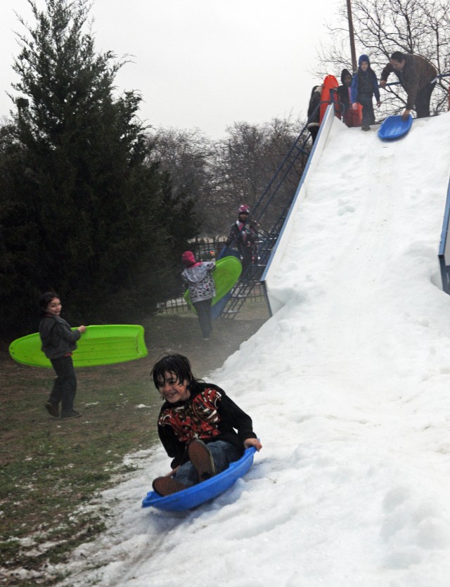 Snow slide