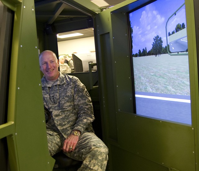 Cone visits the Maritime and Intermodal Training Department