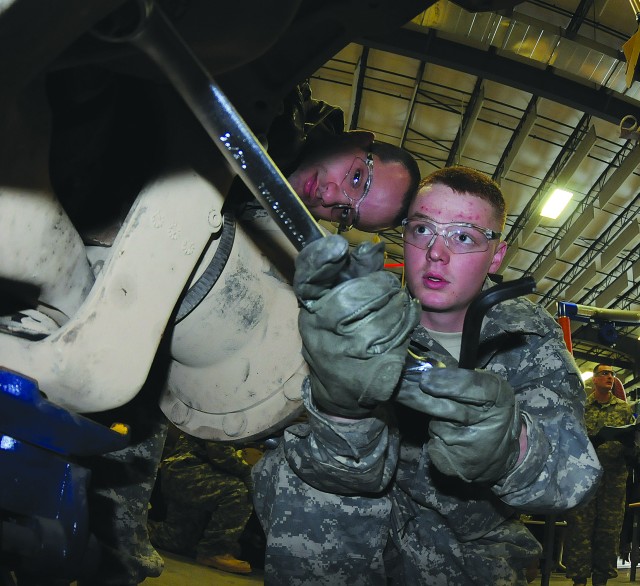 Turning the wrench