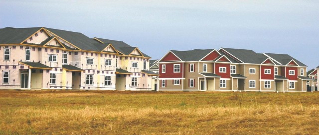New housing nears completion
