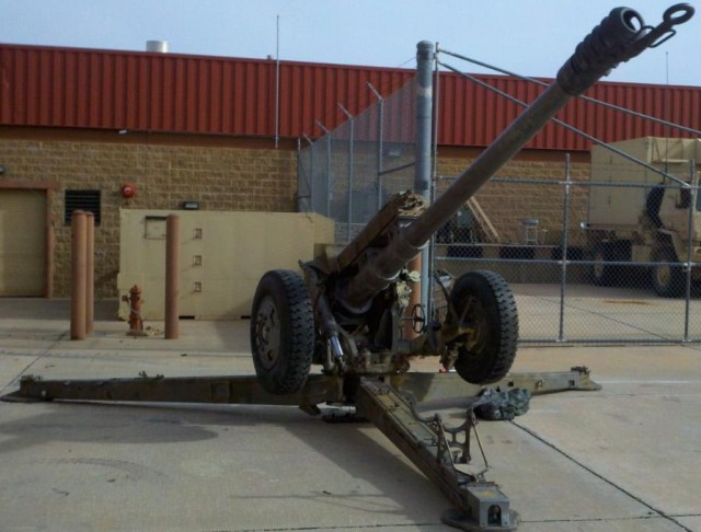 Restored howitzer