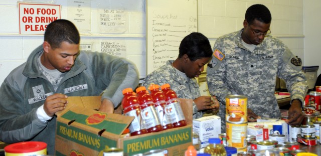 Packaging food