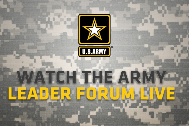 Army Leader Forum live event