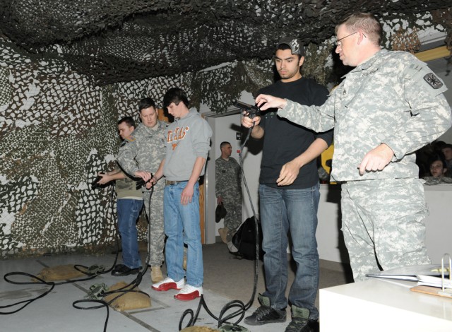 Future Soldiers glimpse military life during tour