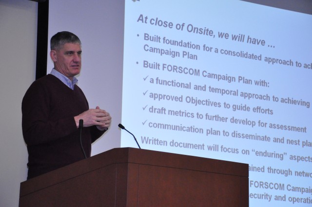 Onsite focuses on FORSCOM Campaign Plan, road to Army of 2020