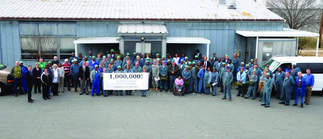 Arsenal workforce hits one million man hour milestone