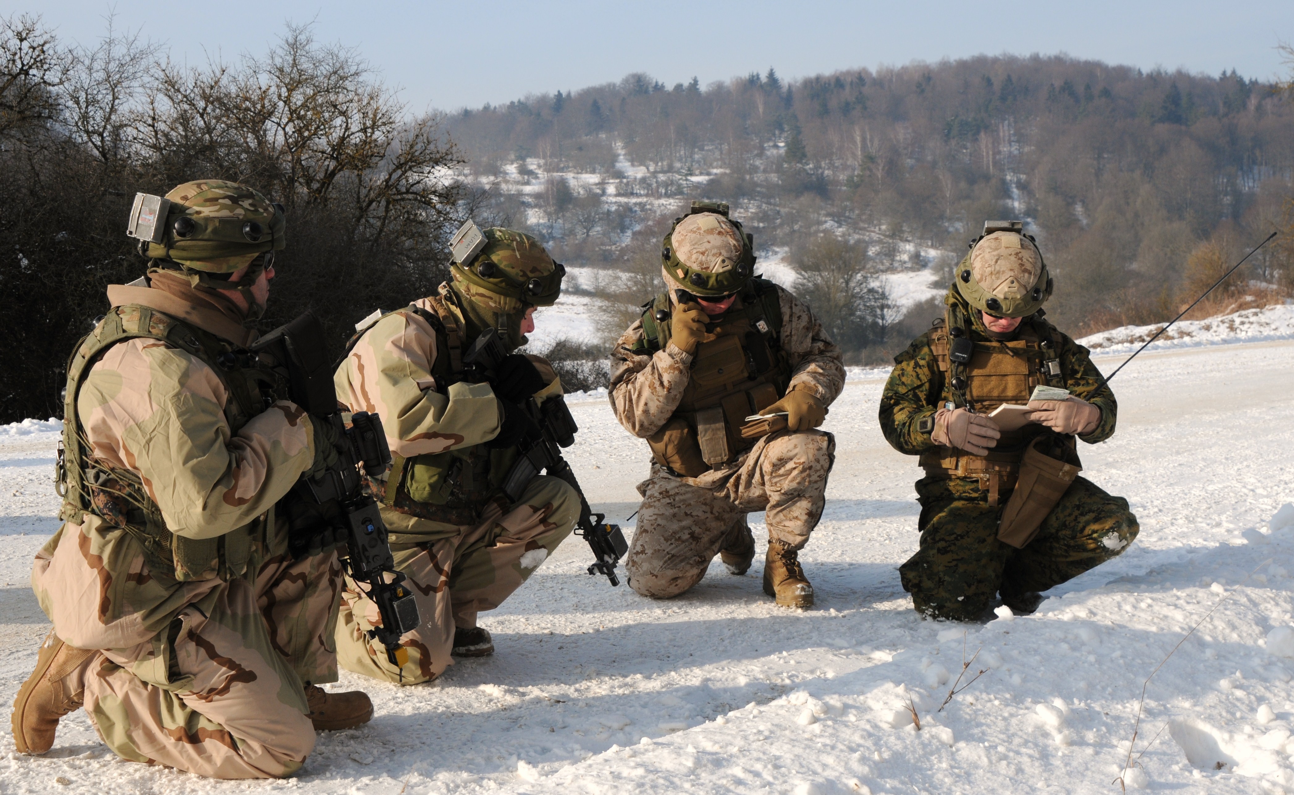 ISAF-bound Republic of Georgia soldiers train at Joint Multinational ...