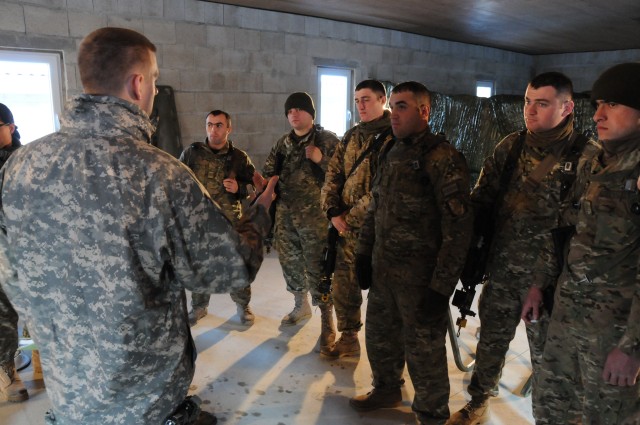 Georgian soldiers prepare for Afghanistan Deployment at JMRC