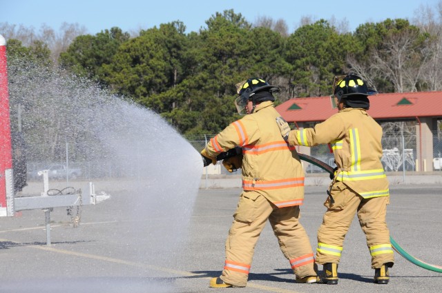 Hunter Army Airfield Soldier firefighters