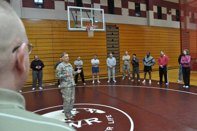 Teaching customer service on the mat