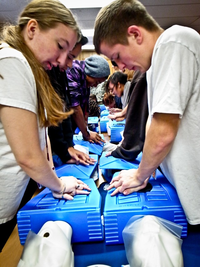Chest Compressions on Ol' Blue