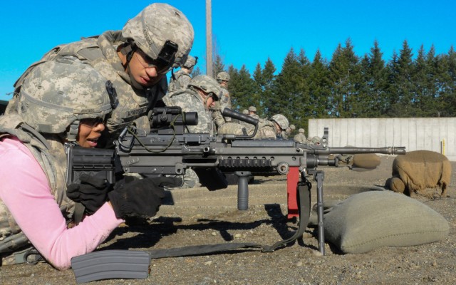 Family members experience glimpse of infantry life