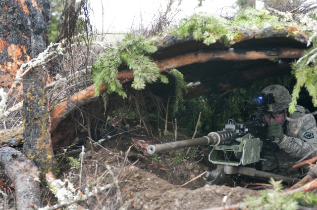 In the foxhole