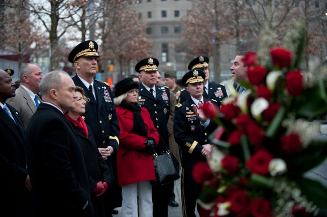 Army senior leaders visit 9/11 Memorial