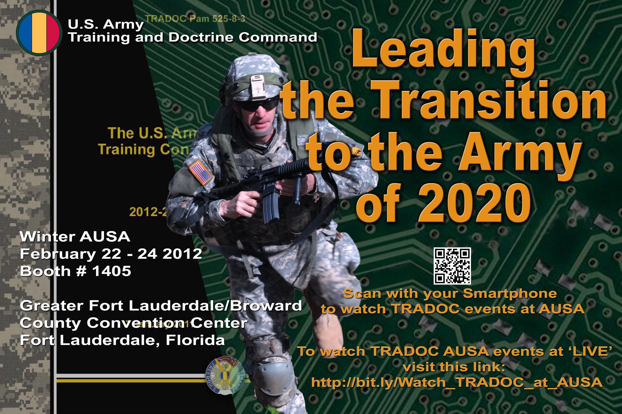 Listen live as leaders discuss how TRADOC is leading the transition to ...