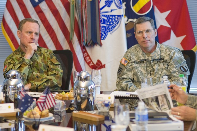 Australian CSA visits TRADOC