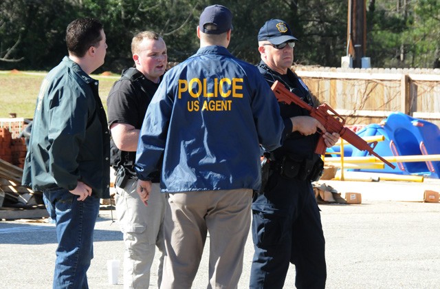 Exercise prepares post for active shooter threat