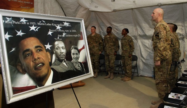 Cold Steel troopers observe Black History Month in Afghanistan