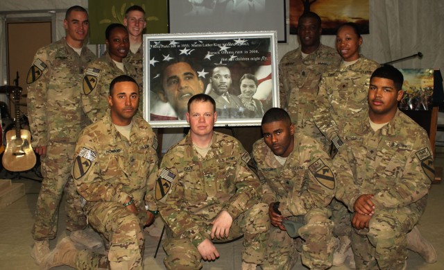 Cold Steel troopers observe Black History Month in Afghanistan