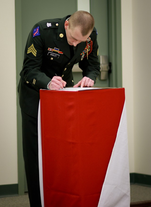Charter signing makes NCO induction official
